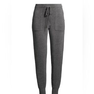 Barefoot Dreams Cozy Chic Ultra Lite Womens Charcoal Gray Jogger Pants w Pockets
